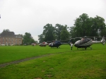 Hélicos dans le parc